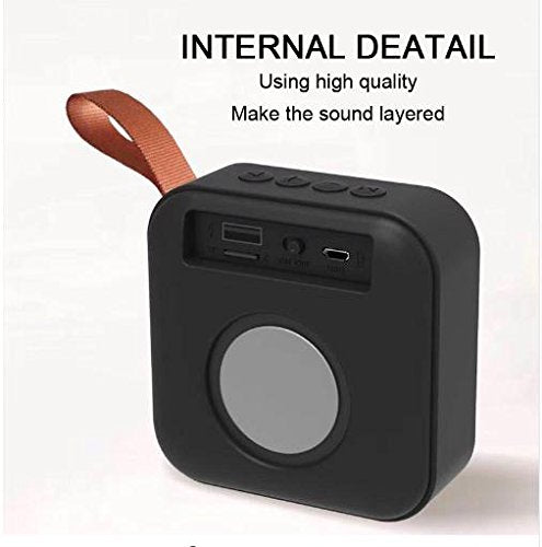 T5 Wireless Outdoor Bluetooth Portable Speaker | 5W Stereo Sound, TF Card, USB, FM Radio & Built-in Mic