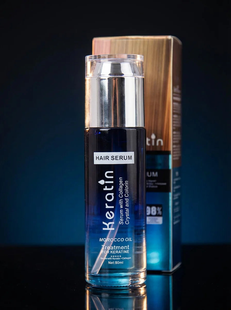 Keratin Moisturizing & Smooth Hair Serum Morocco Oil 80ml