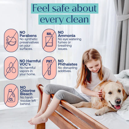 Floor Cleaning Tablets – Multi-Surface Cleaner for Hardwood, Laminate, Tile & RV Walls
