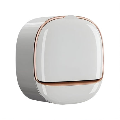 Wall Mounted Soap Holder with Lid & Drain Tray | Bathroom Soap Storage Box