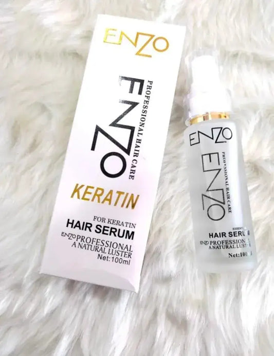 Enzo Keratin Hair Serum – 100ml | Frizz Control & Silky Softness