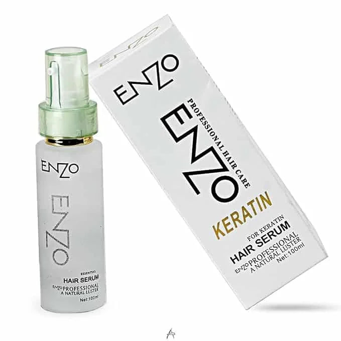 Enzo Keratin Hair Serum – 100ml | Frizz Control & Silky Softness