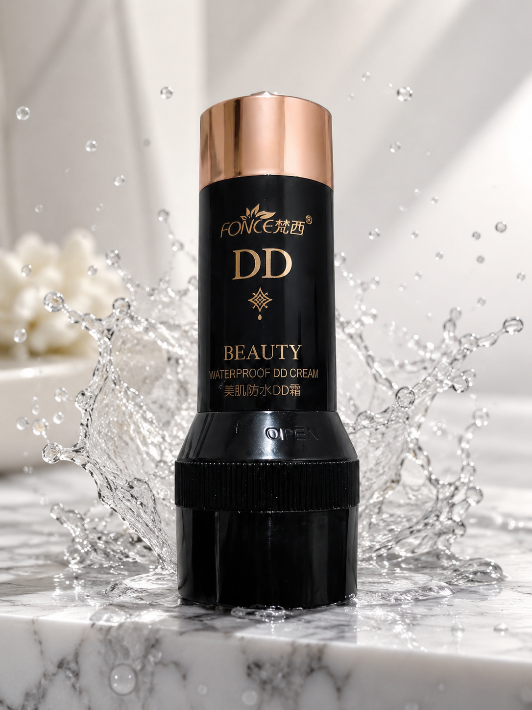 FONCE DD Beauty Waterproof DD Cream | All-in-One Foundation, Sun Protection & Skincare Formula