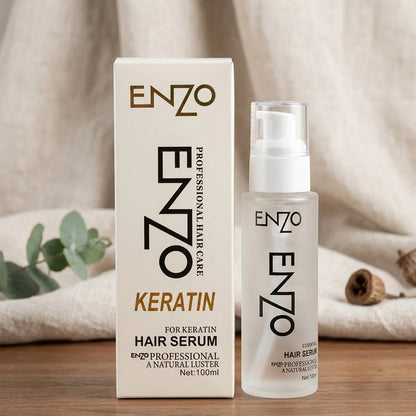 Enzo Keratin Hair Serum – 100ml | Frizz Control & Silky Softness
