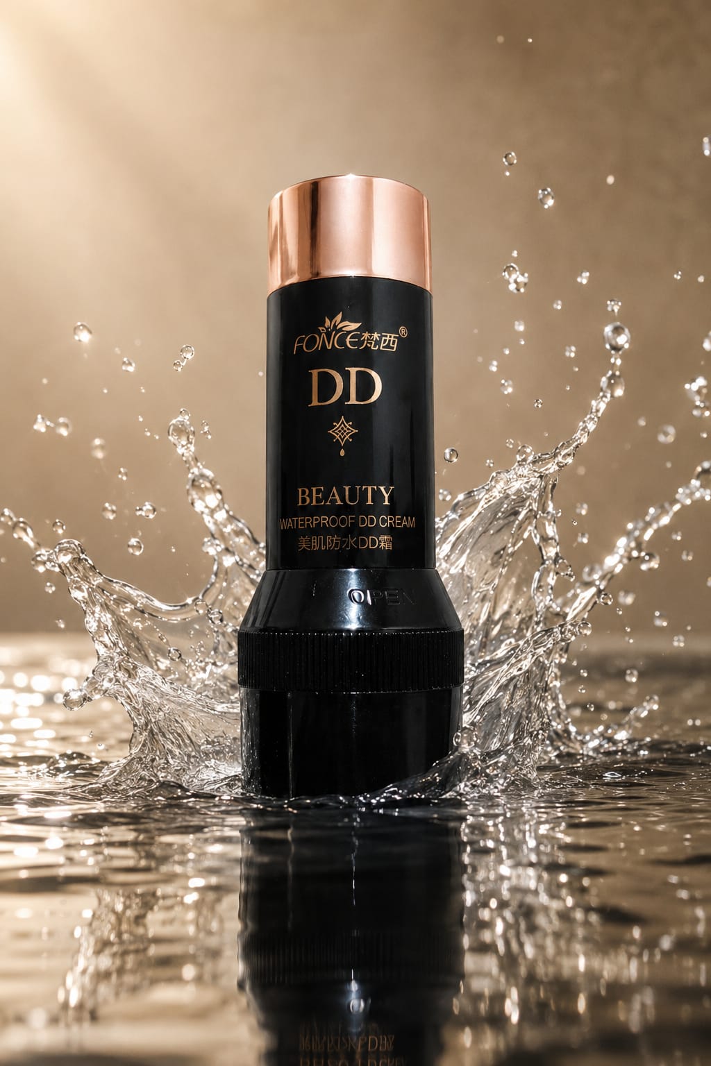 FONCE DD Beauty Waterproof DD Cream | All-in-One Foundation, Sun Protection & Skincare Formula
