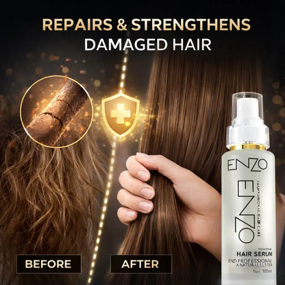 Enzo Keratin Hair Serum – 100ml | Frizz Control & Silky Softness